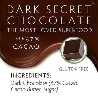 DARK SECRET chocolate with 67% Cacao - 30 day box