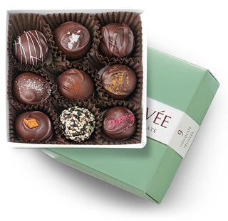 fresh chocolate truffles 9pc box