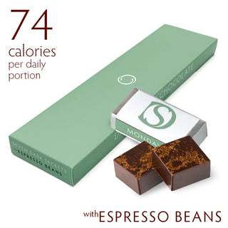DARK SECRET® chocolate with Espresso Beans - One 7 day box