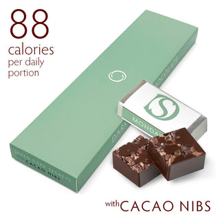 DARK SECRET® chocolate with Cacao Nibs - One 7 Day Box