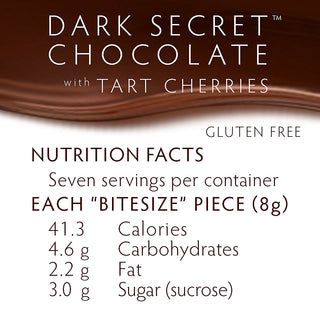 DARK SECRET chocolate with Tart Cherries - Two 7 day boxes