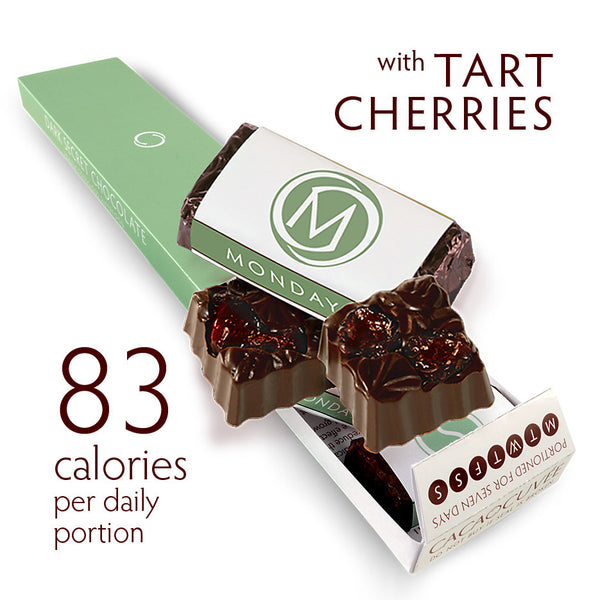 DARK SECRET chocolate SUPERFOOD SUPERPACK - 7 Day Box with Tart Cherries